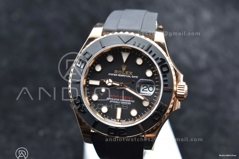 126655 ARF 1:1 WrinkleFree on Best Oysterflex 1203 Strap VR3235 (Gain Edition Yacht-Master Weight) 0319